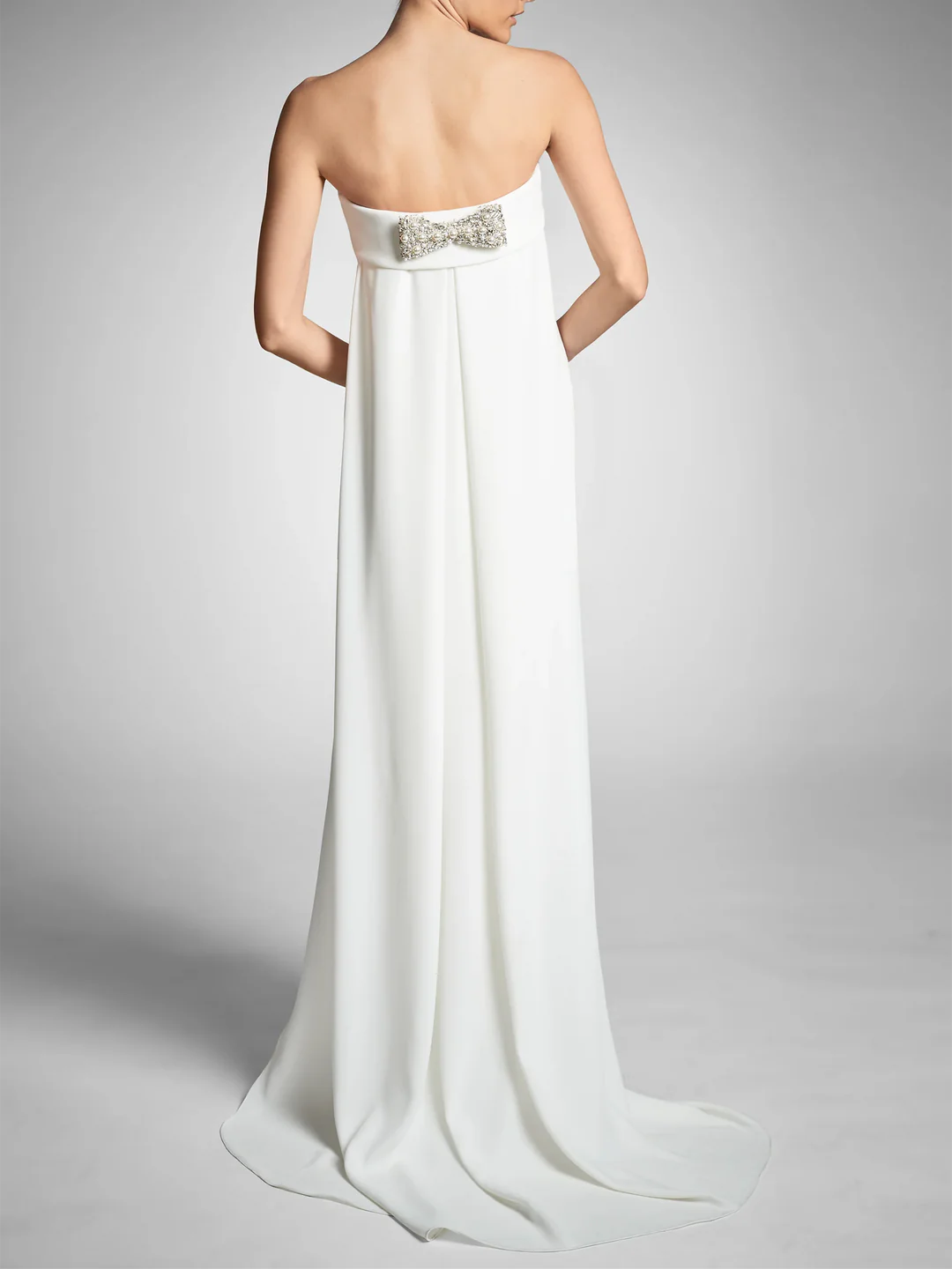 Sheath Strapless Sleeveless Wedding Dresses