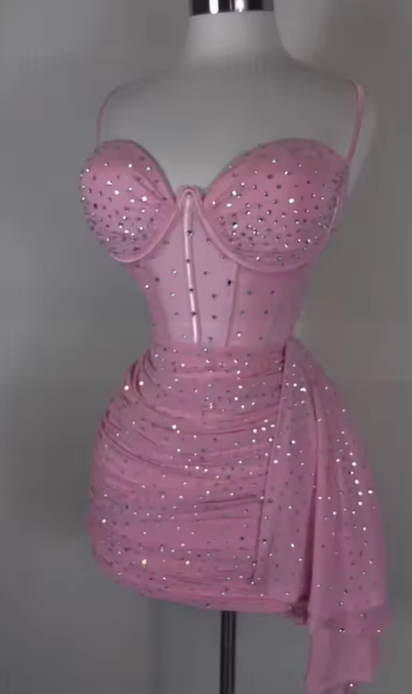 Sequins Cocktail Dresses Hot Sale Homecoming Dress Woman Elegant Wedding Prom Gowns Sexy Graduation Dress Vestido de graduación