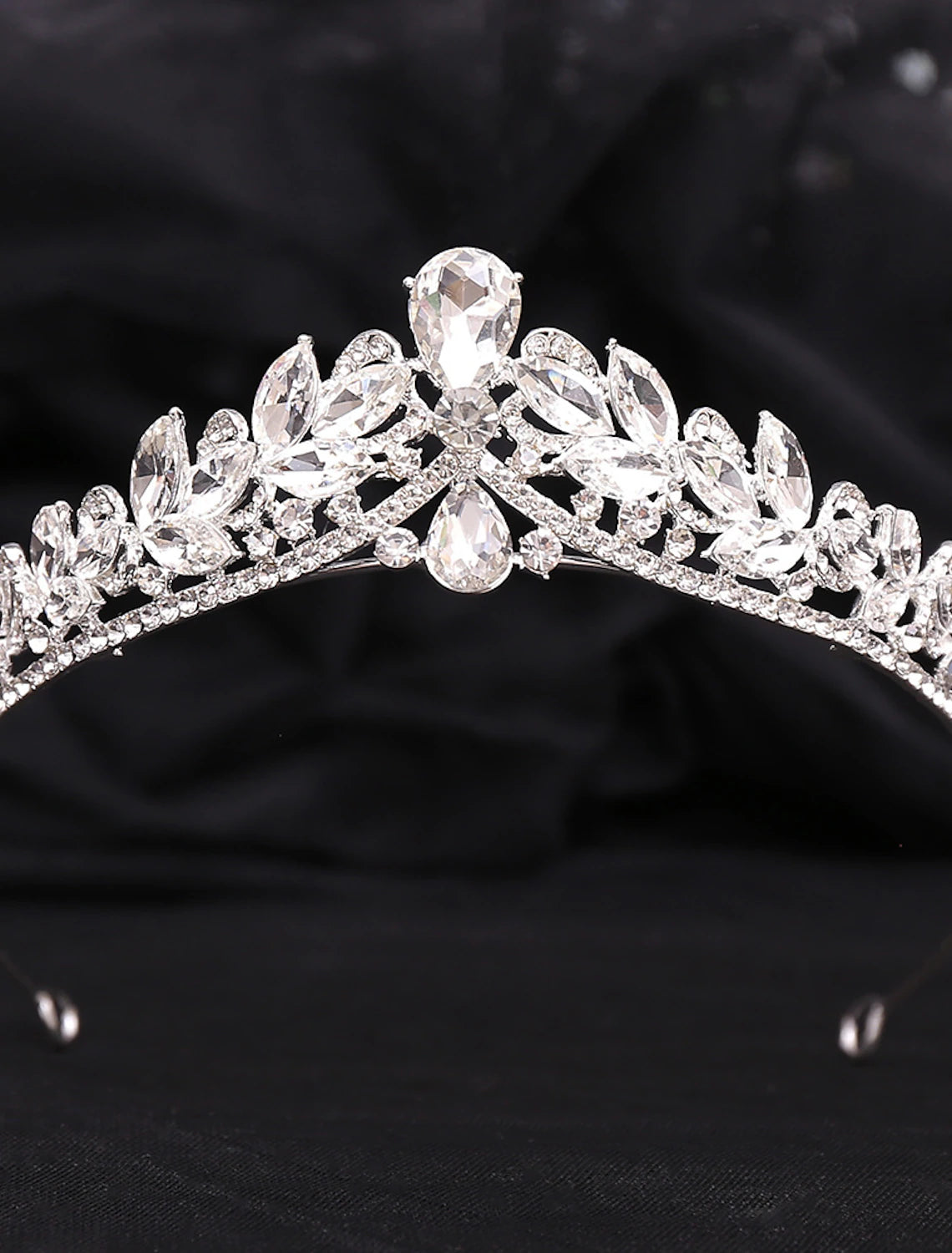 Crown Tiaras Headbands Headpiece Rhinestone Alloy Wedding Cocktail Elegant With Crystals Headpiece Headwear
