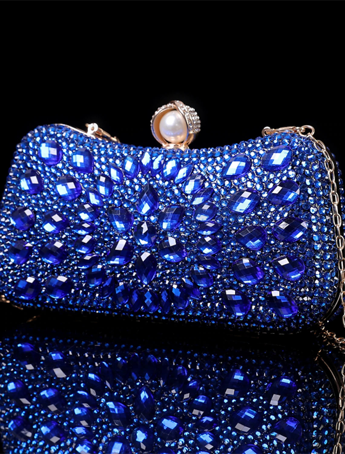 Damen Mädchen Clutch Clutch-Taschen Aleación 2-teiliges Geldbörsen-Set Party / Abend Brautparty Hochzeitsfeier Glitzer Kristalle Volltonfarbe Geometrisch Strass