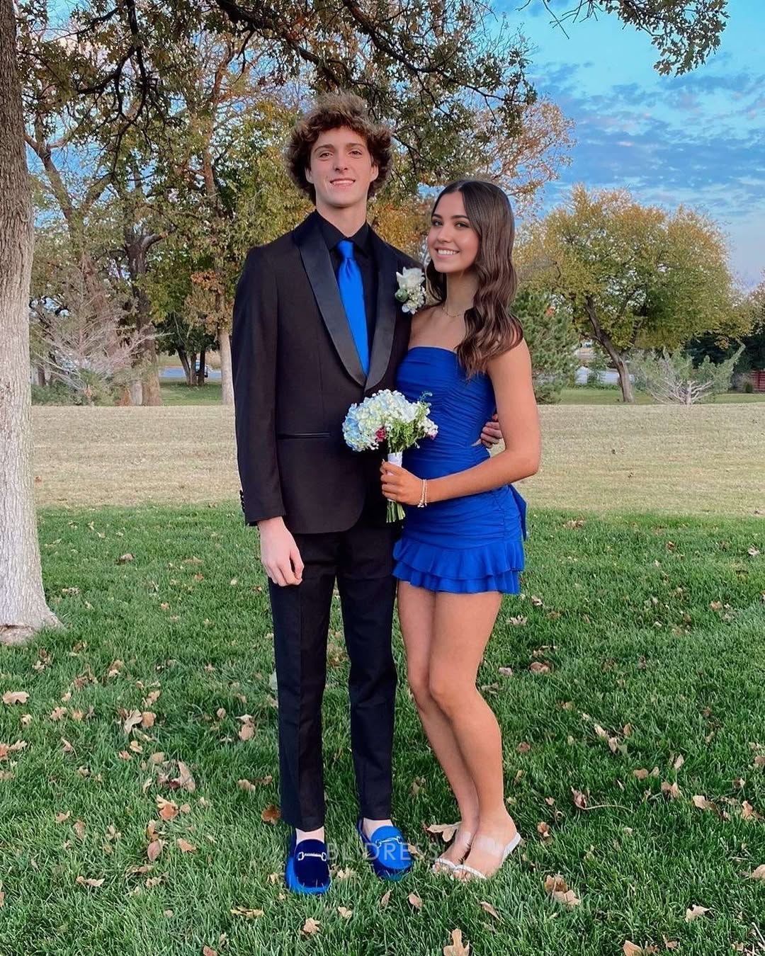 Etuikleid Trägerlos Blau Kurzes Homecoming-Kleid Abendkleider Brautjungfernkleider Abendkleid Ballkleid