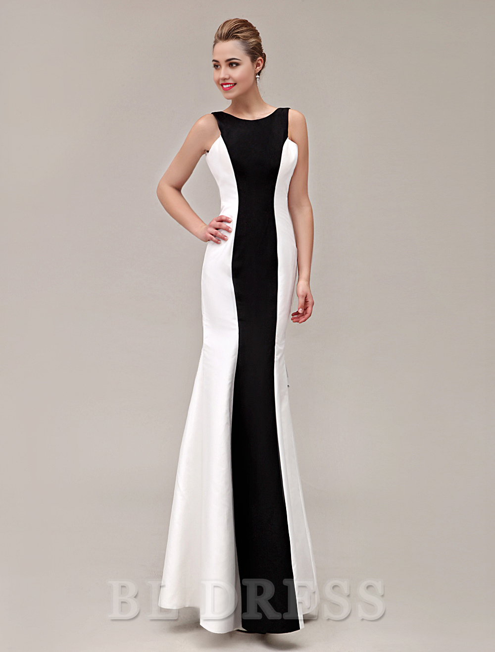 Mermaid sleeveless Ruffles Backless formal dresses Bridesmaid Dresses evening gown Prom Dress