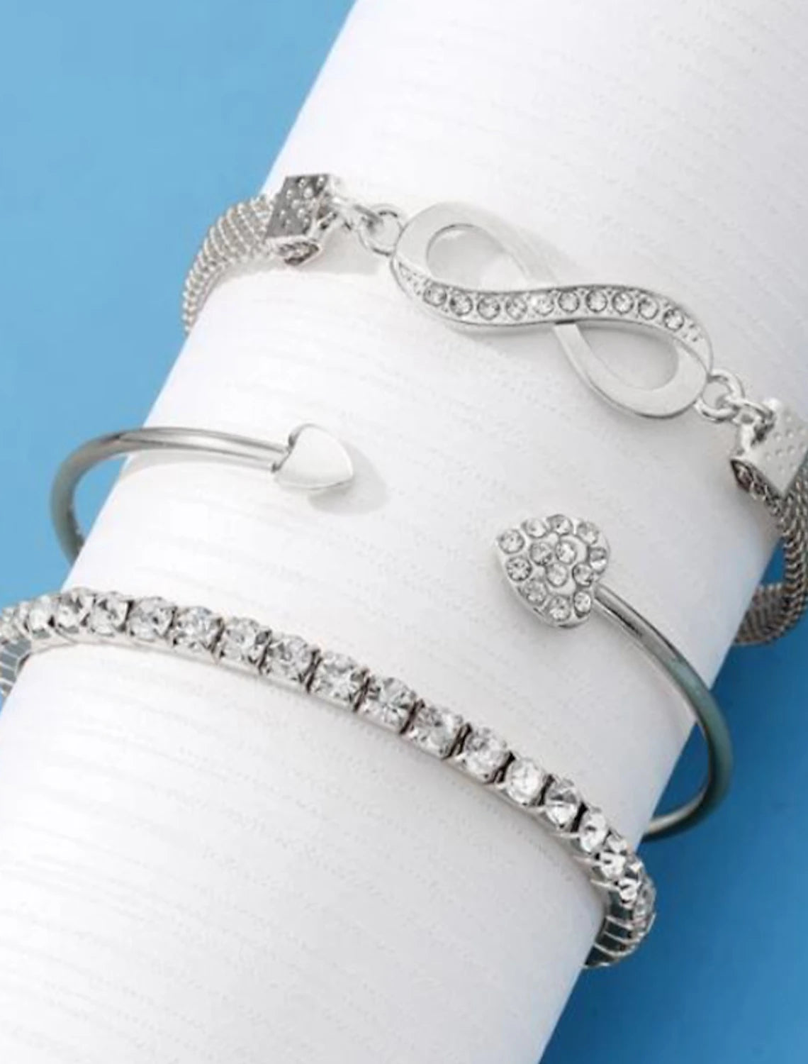 3pcs Women's Cuff Bracelet Bracelet Classic Precious Personalized Alloy Bracelet Jewelry Silver / Golden / Rose Gold For Gift Festival