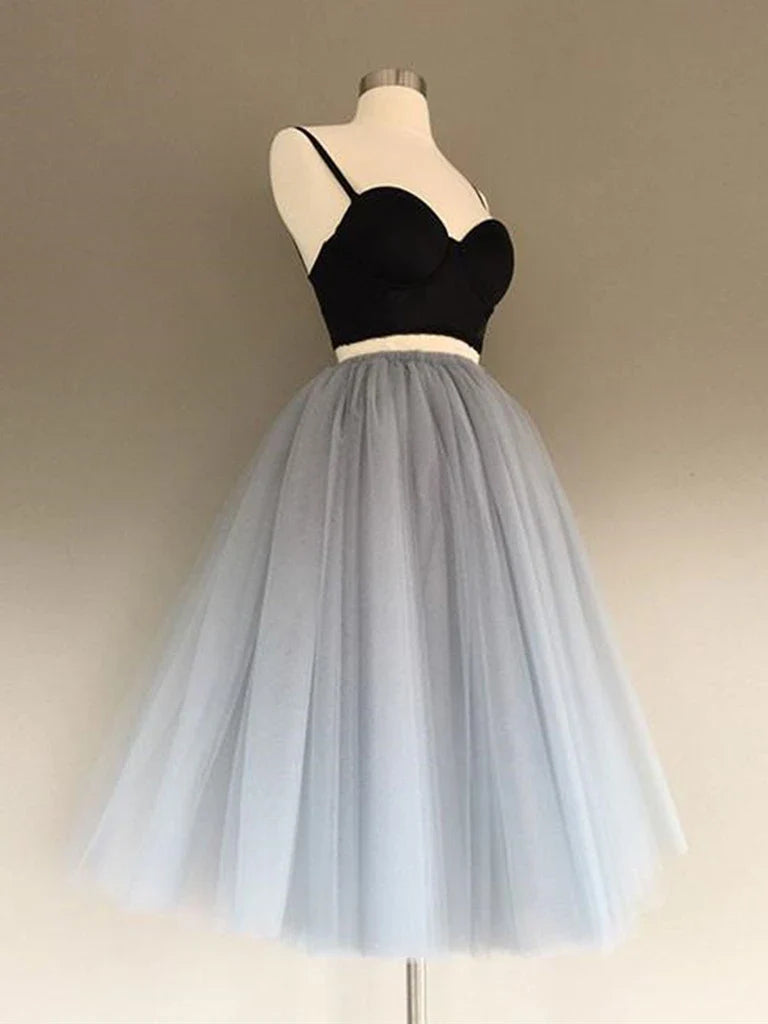 Two Pieces Short Prom Dresses