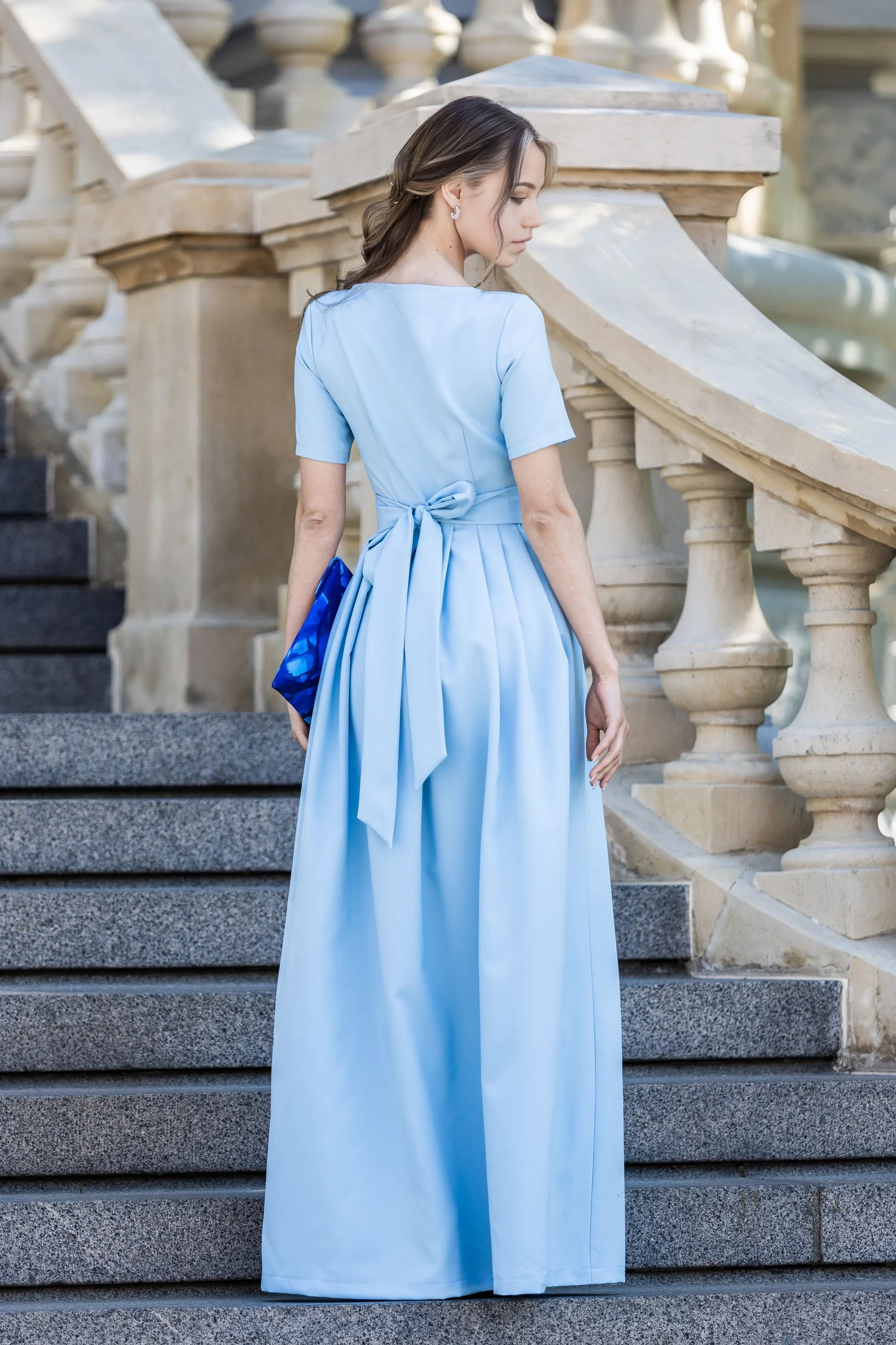 A-line Elegant Short Sleeve Bridesmaid Dress Formal Dresses for Wedding Guest Cocktail Dress Mother of the Bride Dresses