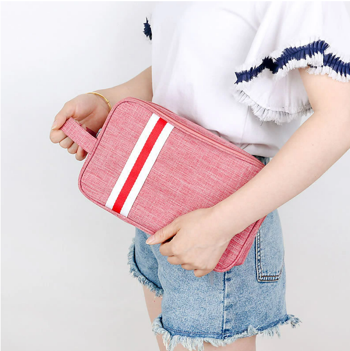 Man/Woman Travel/Daily Toiletry BagWaterproof Fabric Wash BagStorage of Toiletries ShaverCosmetics