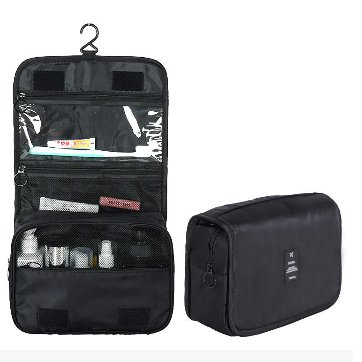 New Travel Storage Bag Wash Bag Can Be Hung with Waterproof Large-capacity Storage Bag Portable Travel Portable Makeup Bag Women