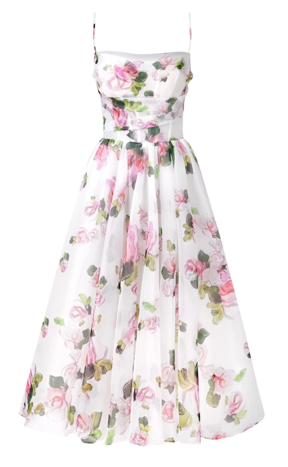 Formelles Partykleid Slip-Kleid Midikleid Ärmellos Frühling Sommer Spaghettiträger Schlank