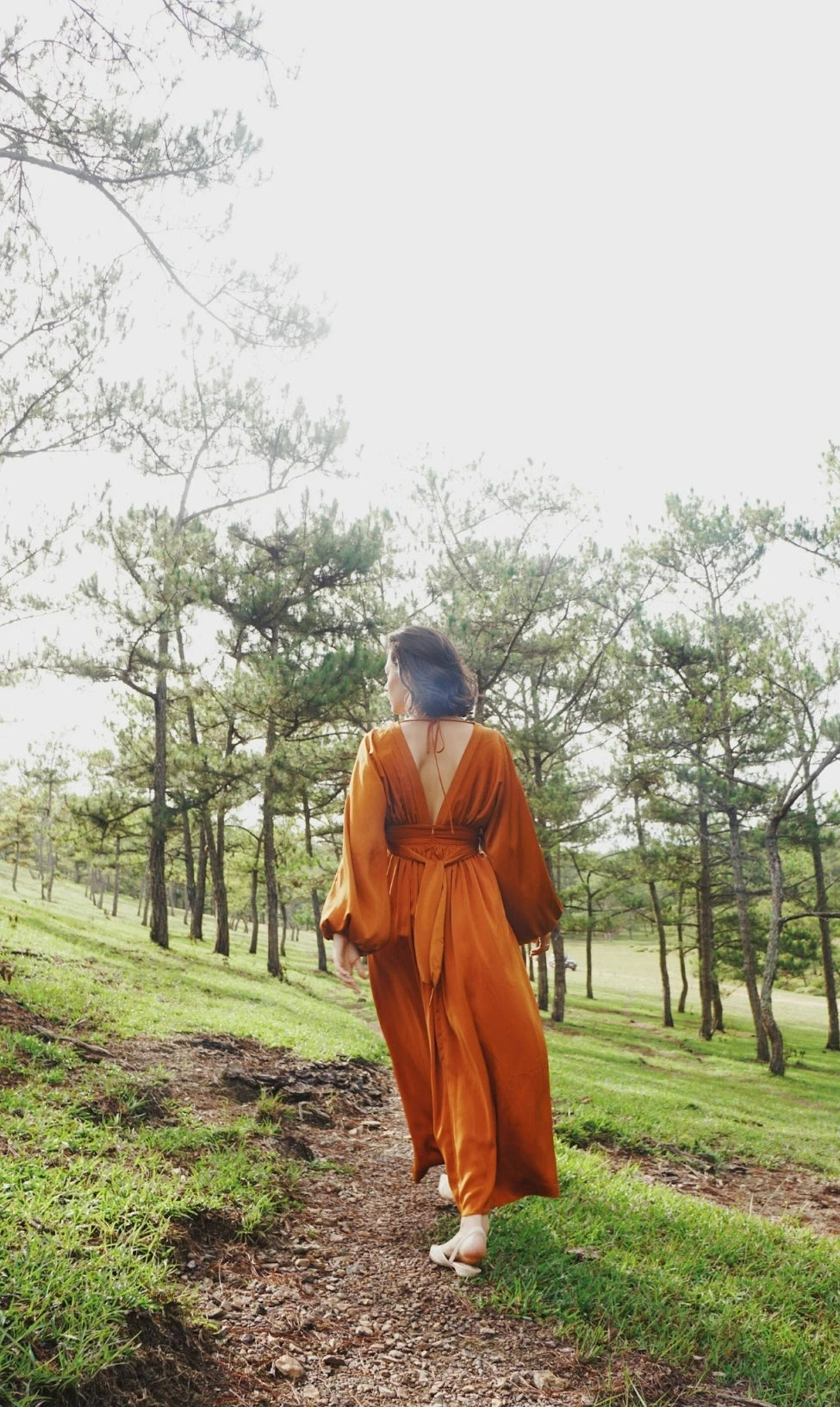 A-line V-Neck Long Sleeve Cocktail Dress Bridesmaid Dress Formal Dresses for Wedding Guest Mother of the Bride Dresses