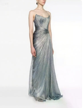Artistic Ruched Asymmetrical Prom Dress