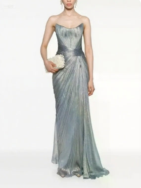 Artistic Ruched Asymmetrical Prom Dress