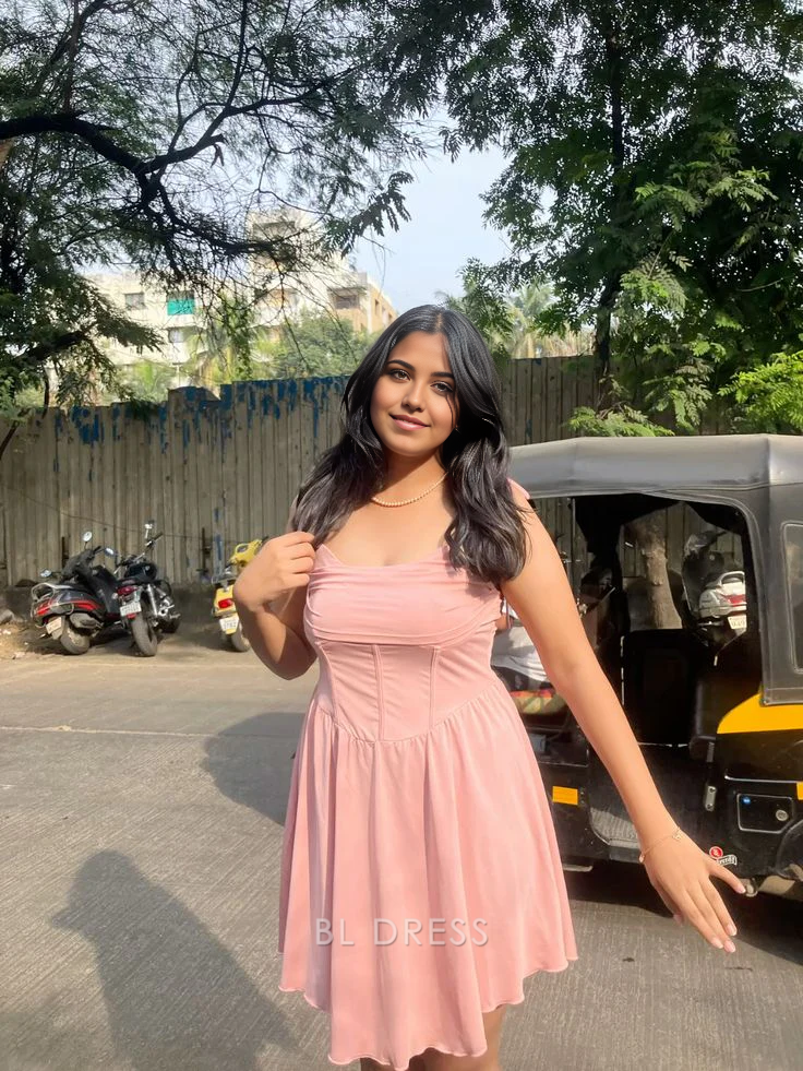 A Line Spaghetti Straps Pink Short formal dresses Bridesmaid Dresses evening gown Prom Dress Homecoming Dress