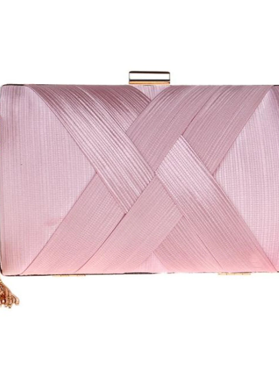 Damen Seiden-PU-Leder für Abend, Braut, Hochzeit, Party mit Quaste