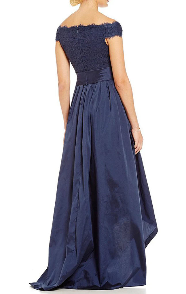 Off the Shoulder Evening Gown Prom Formal Dress