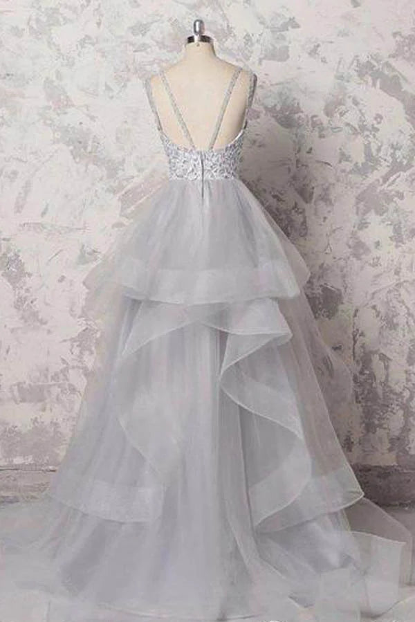 A-line Lace Organza Mutilayered Quiceanera Dress Ballgowns