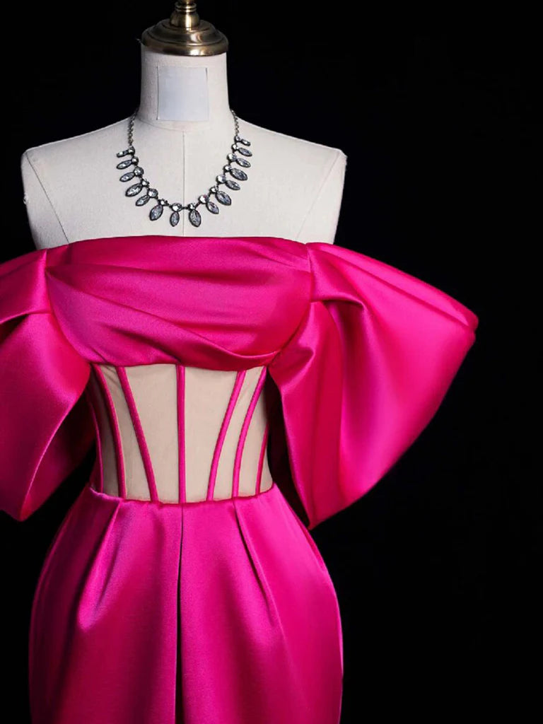 Mermaid Satin Long Prom Dress