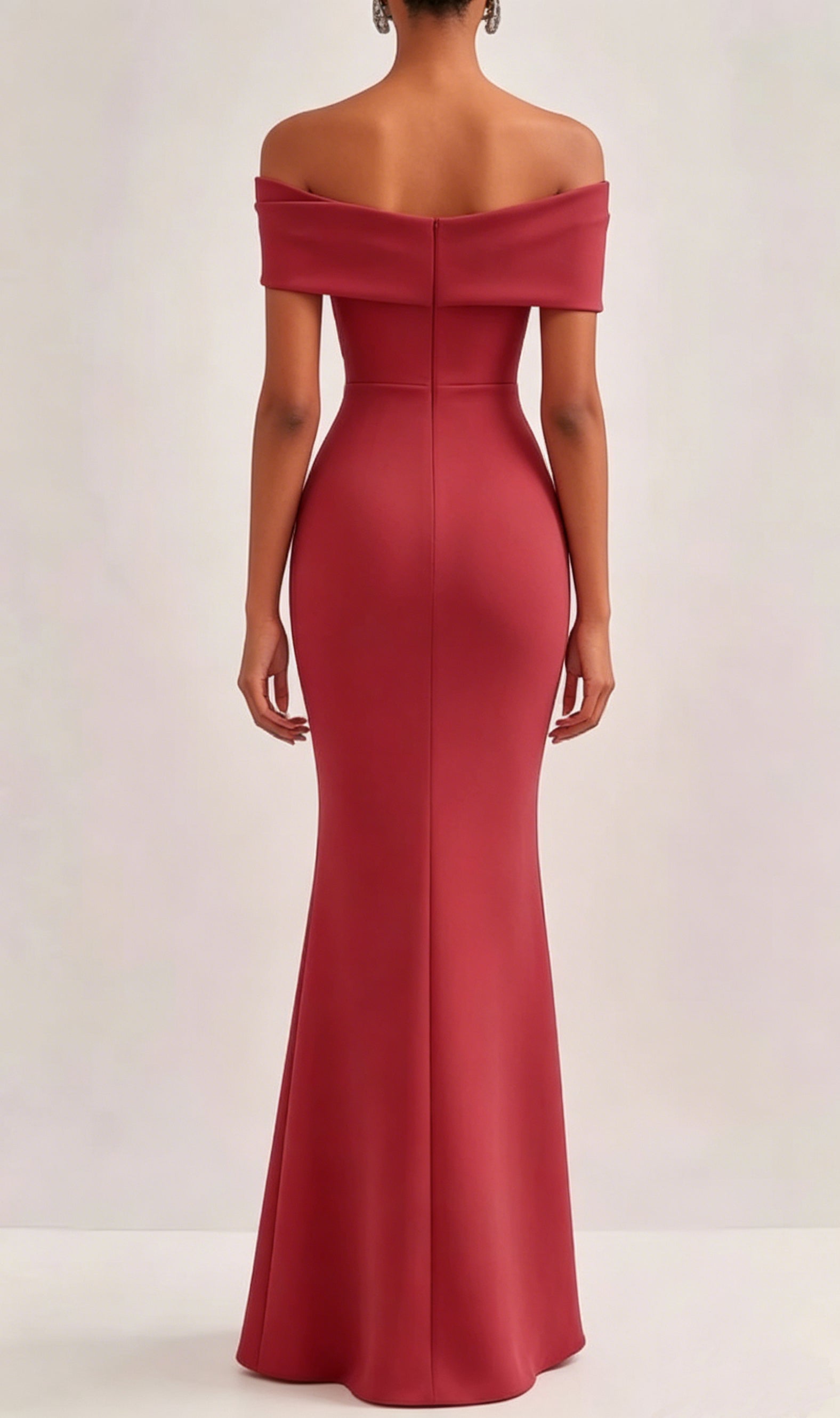 Modern Formal Evening Dress One-Shoulder Flower Bodycon Maxi Dress