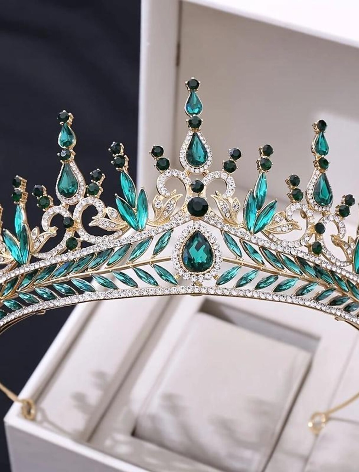 Luxury Bridal Tiaras Rhinestone Crown Bridal Diadem Wedding Hair Accessories For Women's Fashion Jewelry