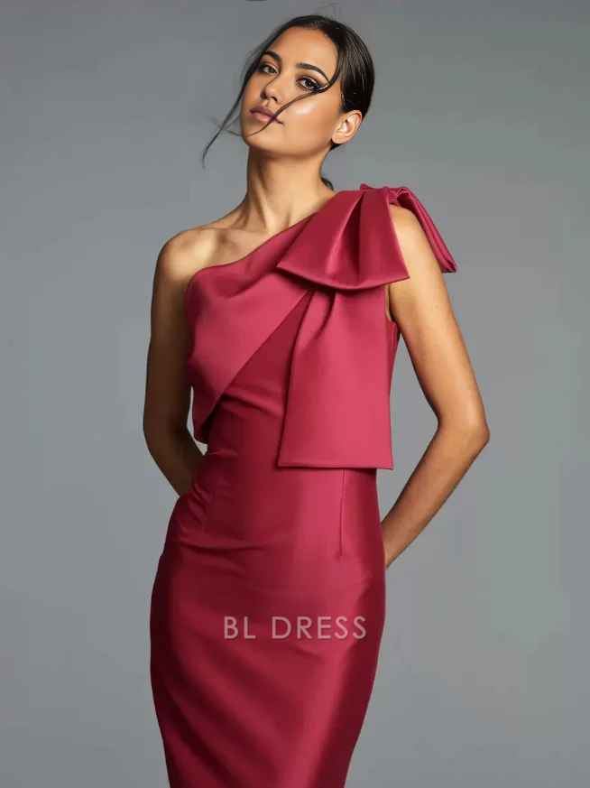 Sheath Sleeveless Floor-Length Bows Guest Dresses Mother of the Bride Dresse