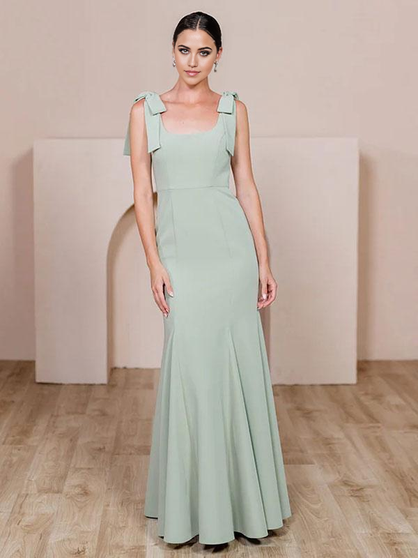 Mermaid Floor-Length formal dresses Bridesmaid Dresses evening gown Prom Dress