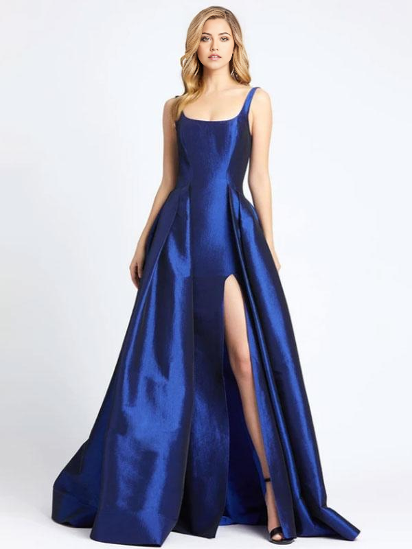 A-Line Floor-Length formal dress evening gown Wedding Guest Dresses Prom Dress