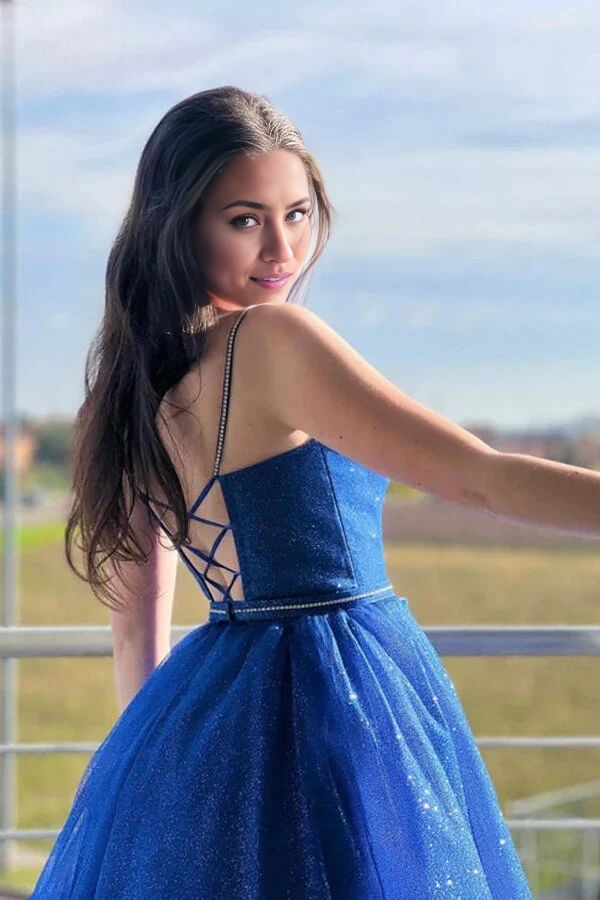 A-line V-neck Simple Long Formal Dresses Prom Dresses