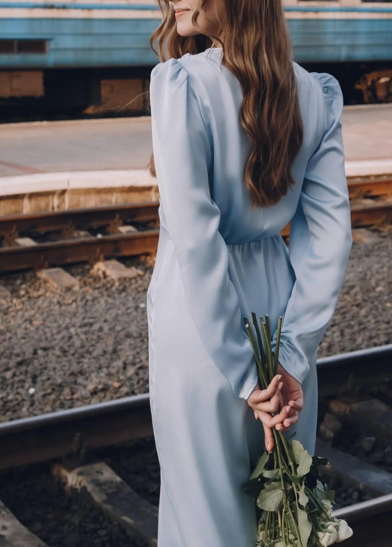 Sheath Long Sleeve Tea Length Bridesmaid Dress Formal Dresses for Wedding Guest Cocktail Dress Prom Dresses Mother of the Bride Dresses