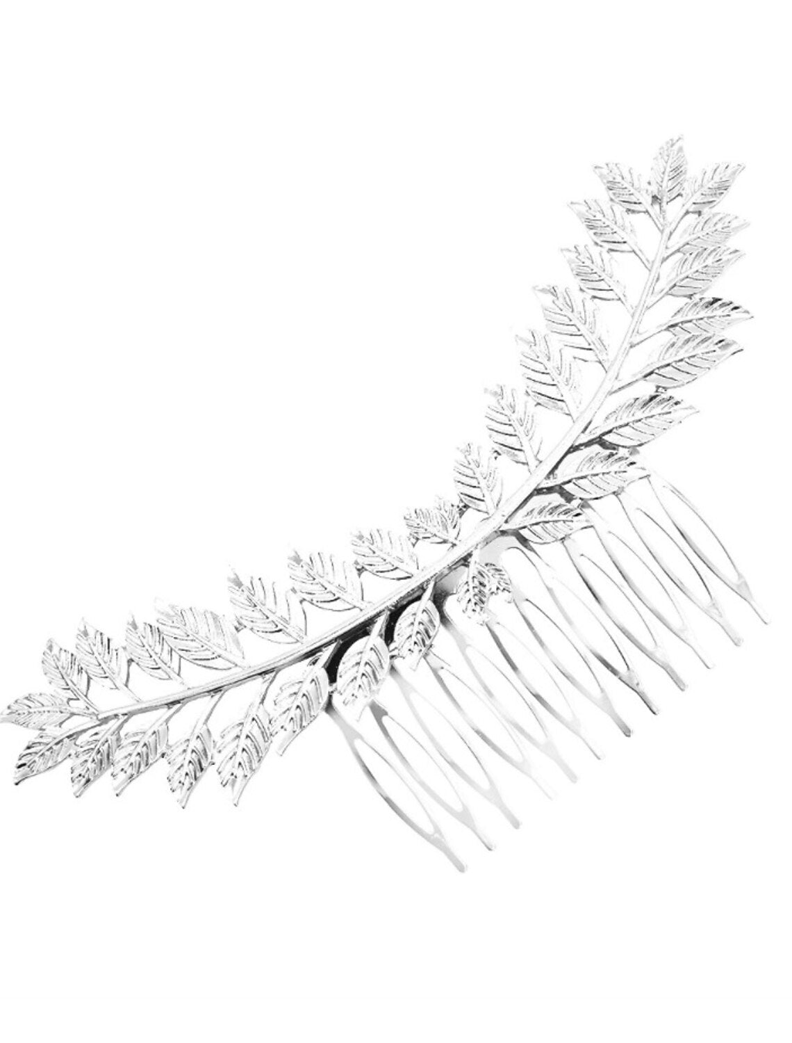1pc Women's Girls' Hair Combs Leaves Comb Fashion Gold Leaf Clips Tiara Vintage Roman Goddess Leaf Bridal Hair Crown Branch for Wedding Party Dancing Party