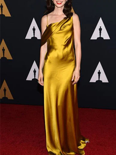 Sheath Sleeveless Floor-Length Evening Dress