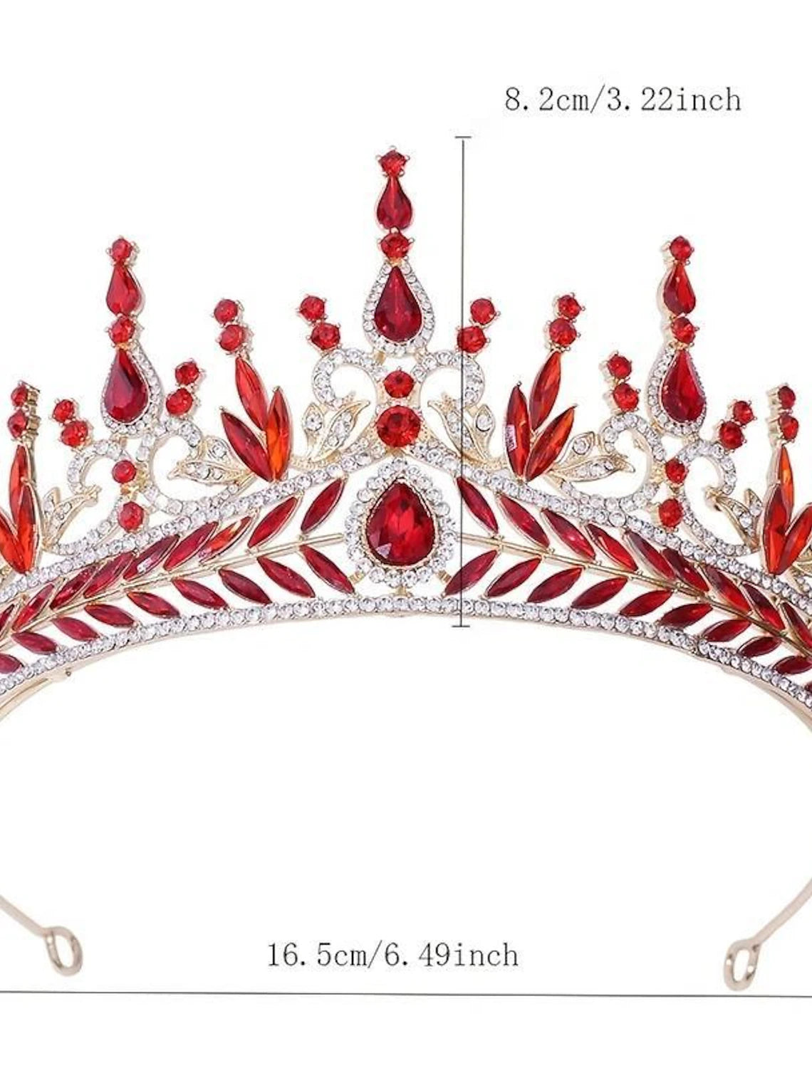 Luxury Bridal Tiaras Rhinestone Crown Bridal Diadem Wedding Hair Accessories For Women's Fashion Jewelry