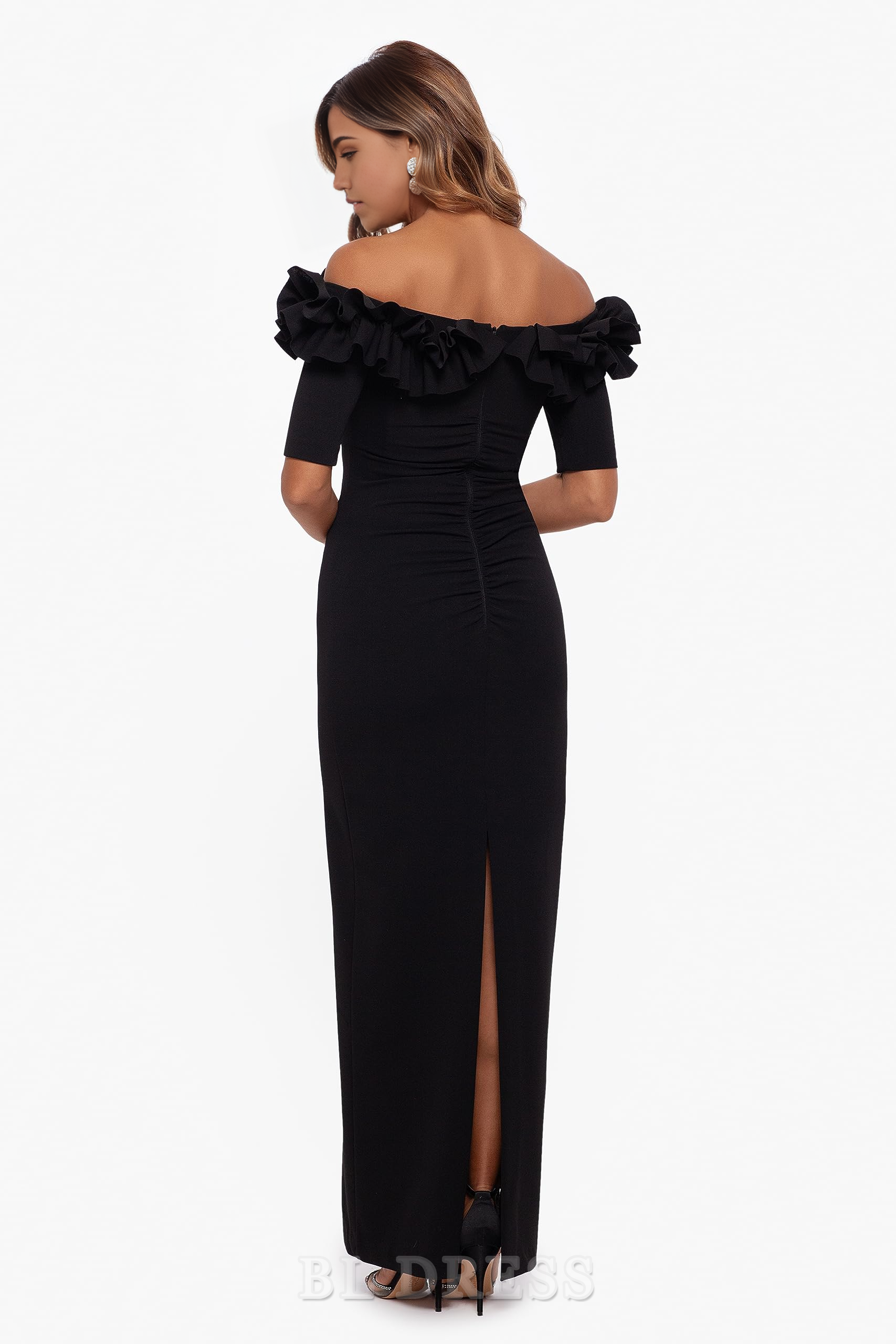 Sheath Off The Shoulder formal dresses Bridesmaid Dresses evening gown Prom Dress