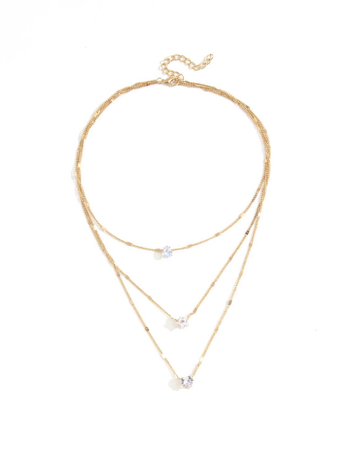 Necklace Chrome Women's Fashion Sweet Classic Cool Wedding Geometric Necklace For Wedding Party