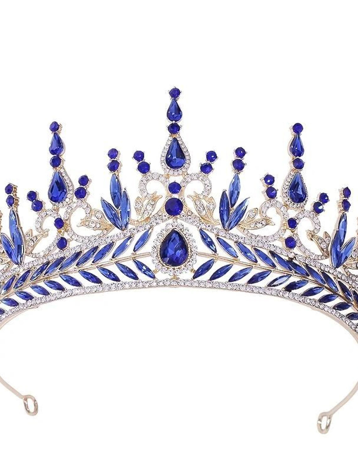 Luxury Bridal Tiaras Rhinestone Crown Bridal Diadem Wedding Hair Accessories For Women's Fashion Jewelry