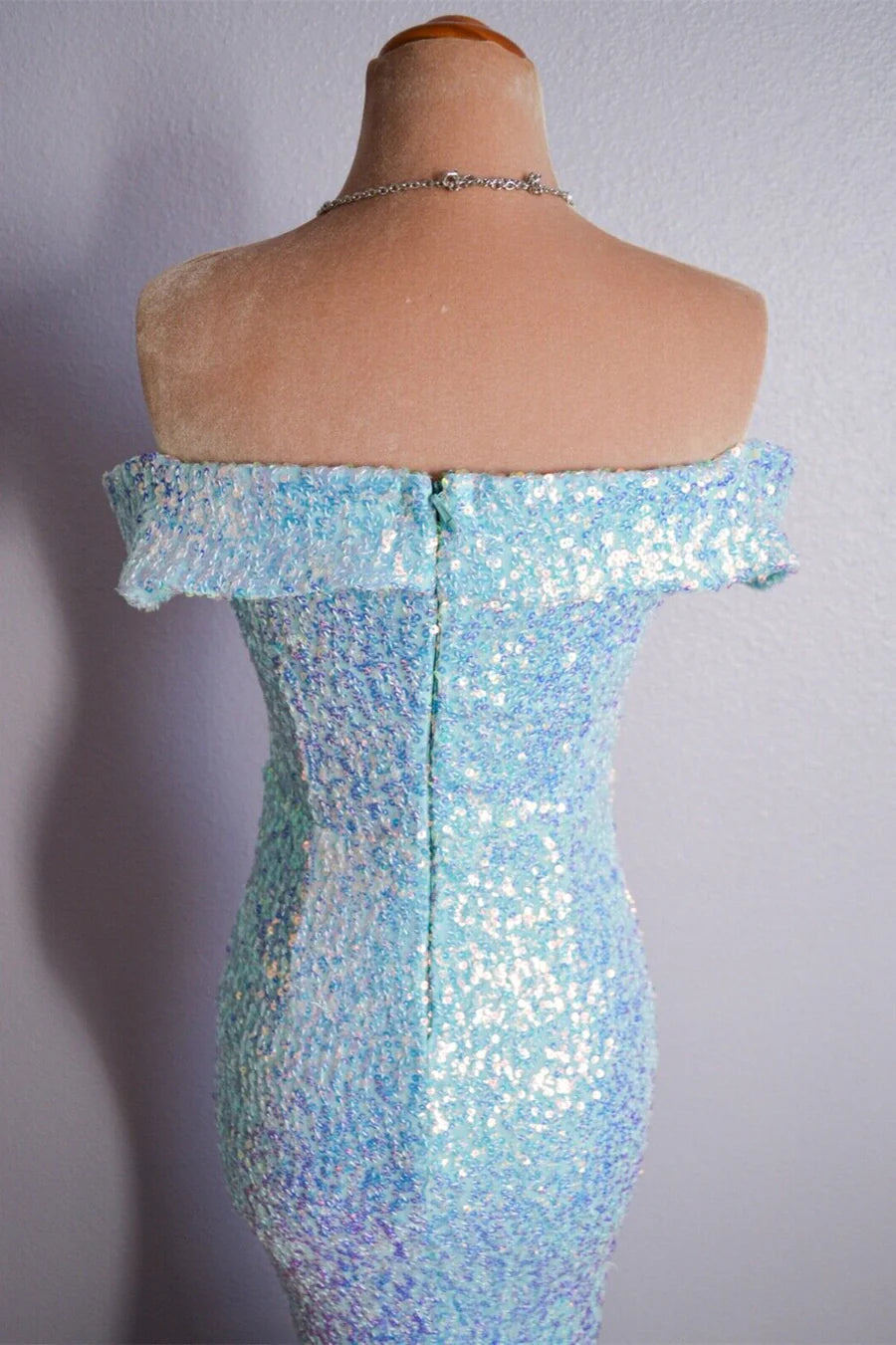 Mermaid Sparkly Long Prom Dresses Formal Dress