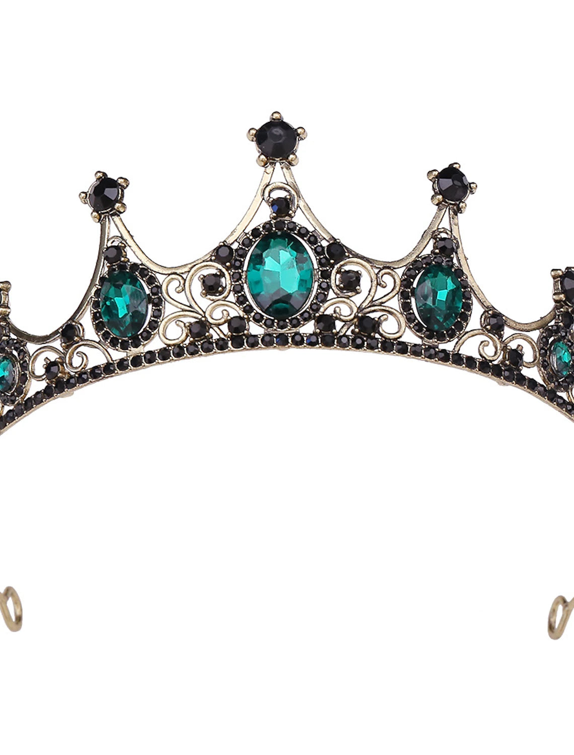 Full Round Queen Crown for Women Baroque Crown Costume Hair Accessories for Birthday Pageant Prom Baby Shower