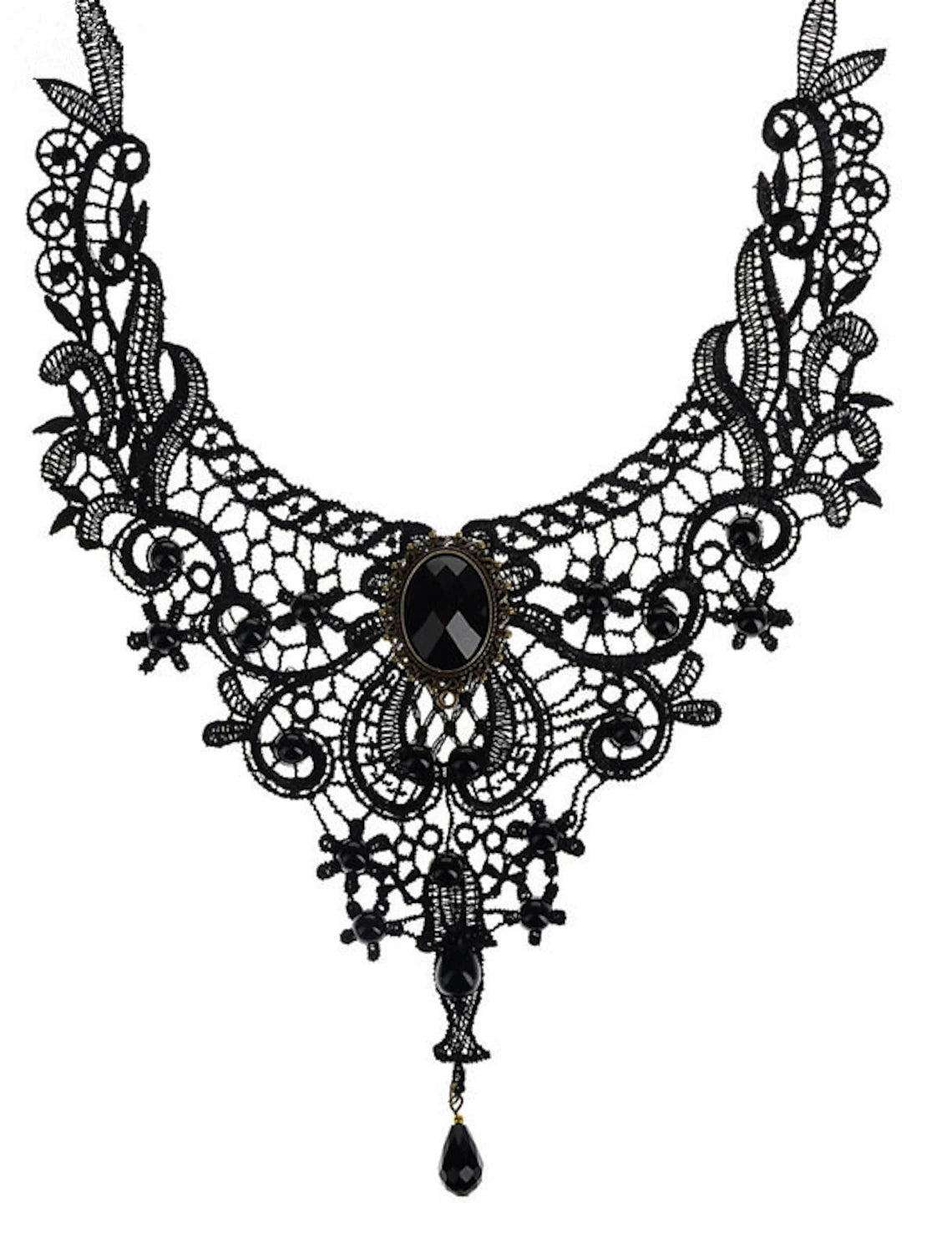 Women's Nacklace Lace Festival Acrylic Vintage Style Nacklace