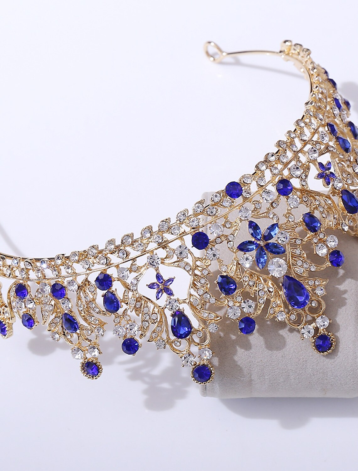 Crown Tiaras Headbands Rhinestone Wedding Party / Evening Retro Sweet With Crystal / Rhinestone Split Joint Headpiece Headwear