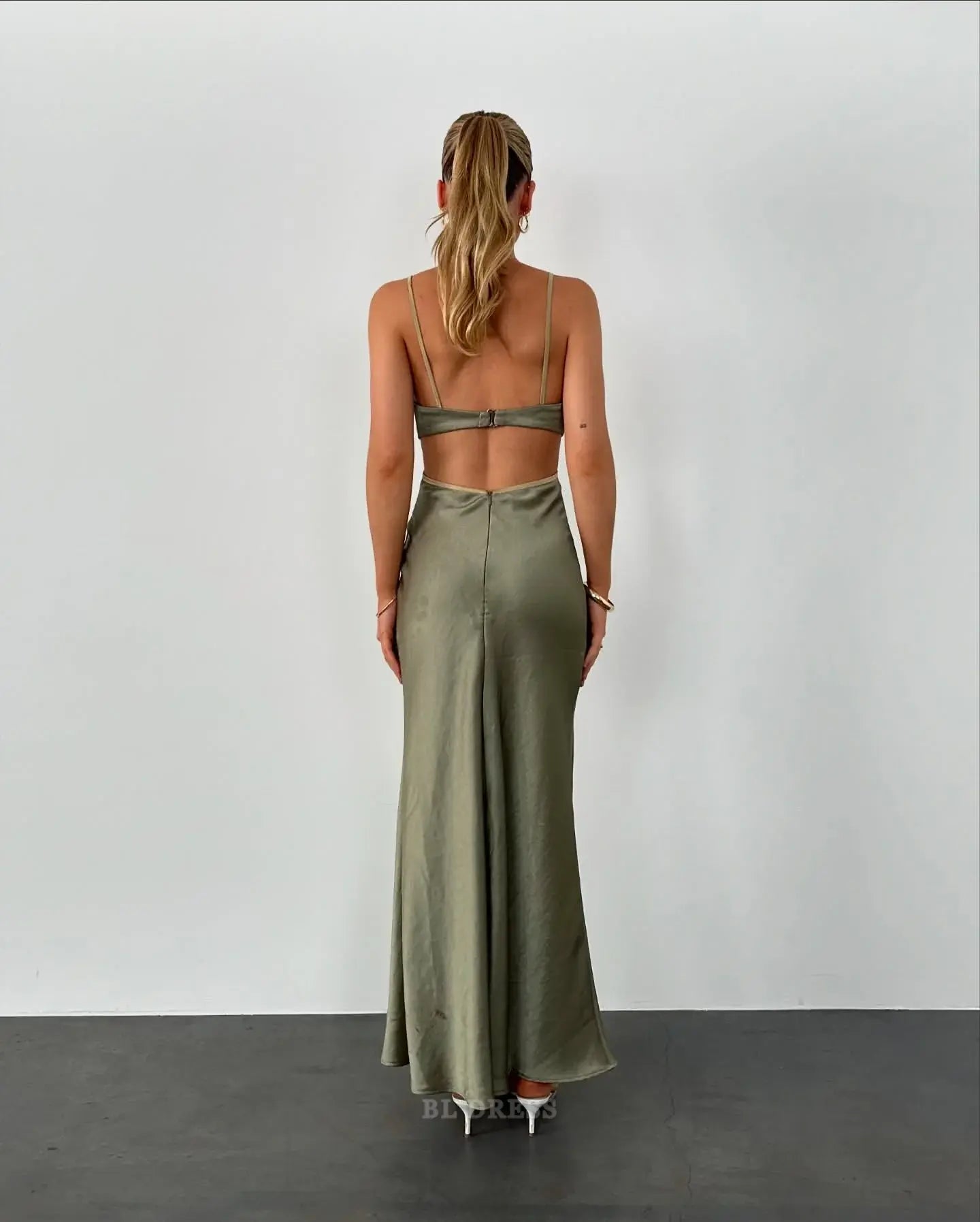 Sheath Spaghetti Straps formal dresses Bridesmaid Dresses evening gown Prom Dress