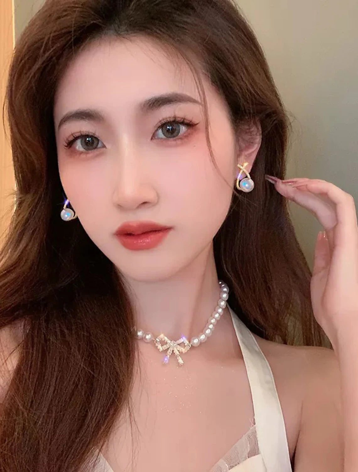 Women's Pearl Stud Earrings Jewelry Classic Precious Elegant Stylish Imitation Pearl Earrings Jewelry White For Gift Festival 1 Pair