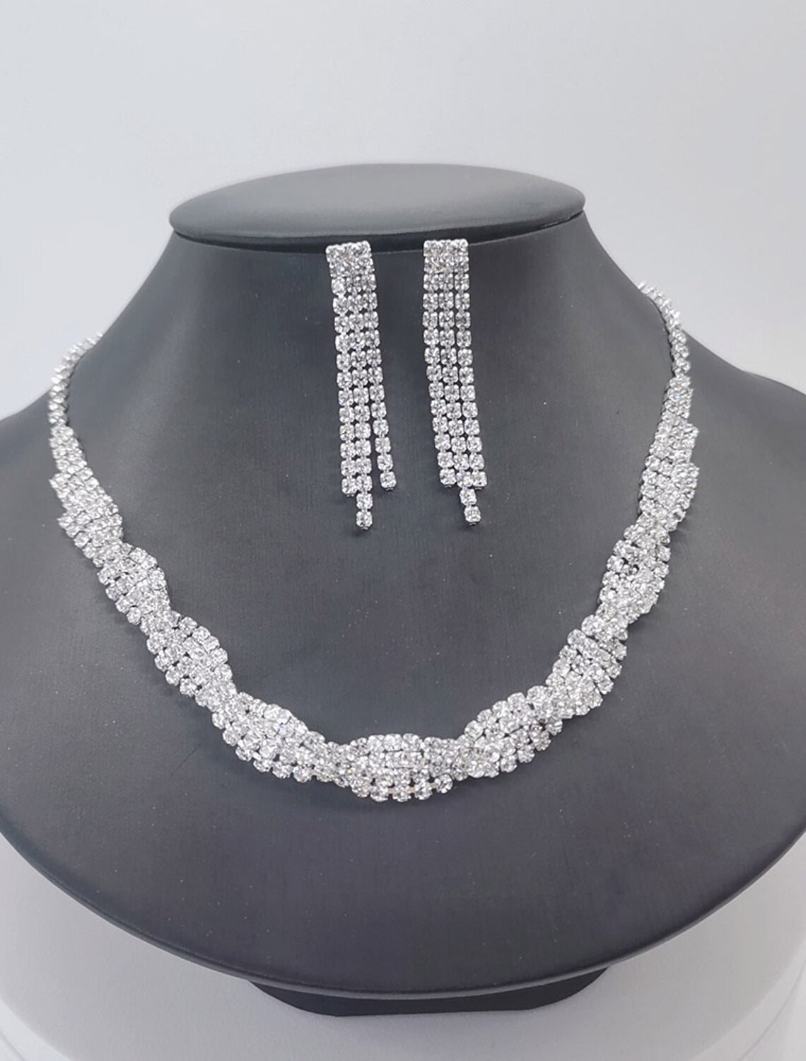 Jewelry Set 3pcs Alloy Earrings Necklace Women's Elegant Vintage  Geometrical Geometric Jewelry Set For Wedding Party Anniversary