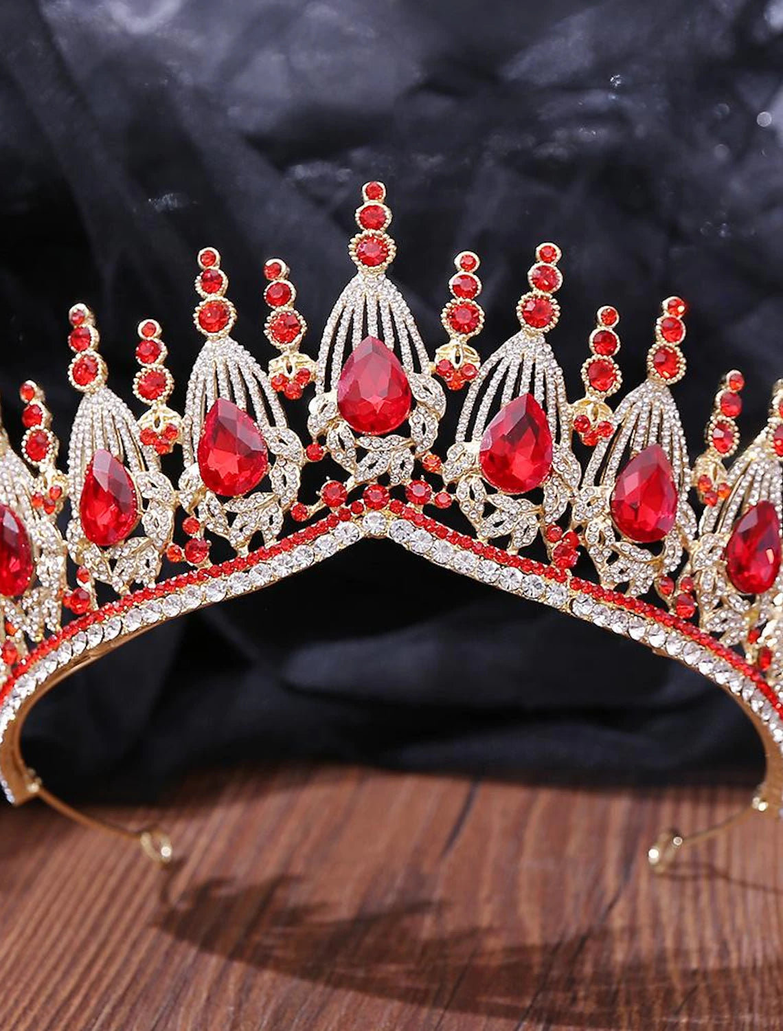 Color Tiara and Crown for Women Queen Crowns Rhinestone Princess Tiaras for Girl Bride Wedding Hair Accessories for Bridal Birthday Party Prom Halloween Cos-play Costume Christmas