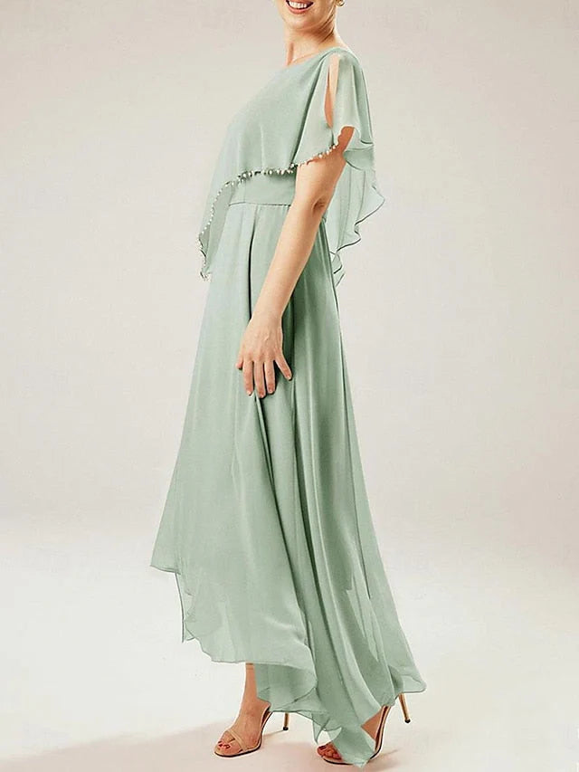 Etui-Linie Kurze Ärmel Brautmutterkleider