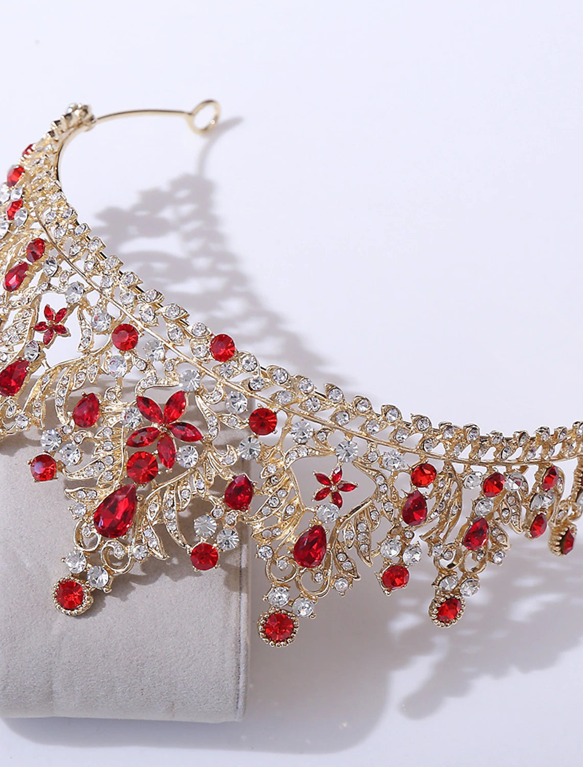 Krone Tiaras Stirnbänder Strass Legierung Hochzeit Party Retro Süße Mit Kristall