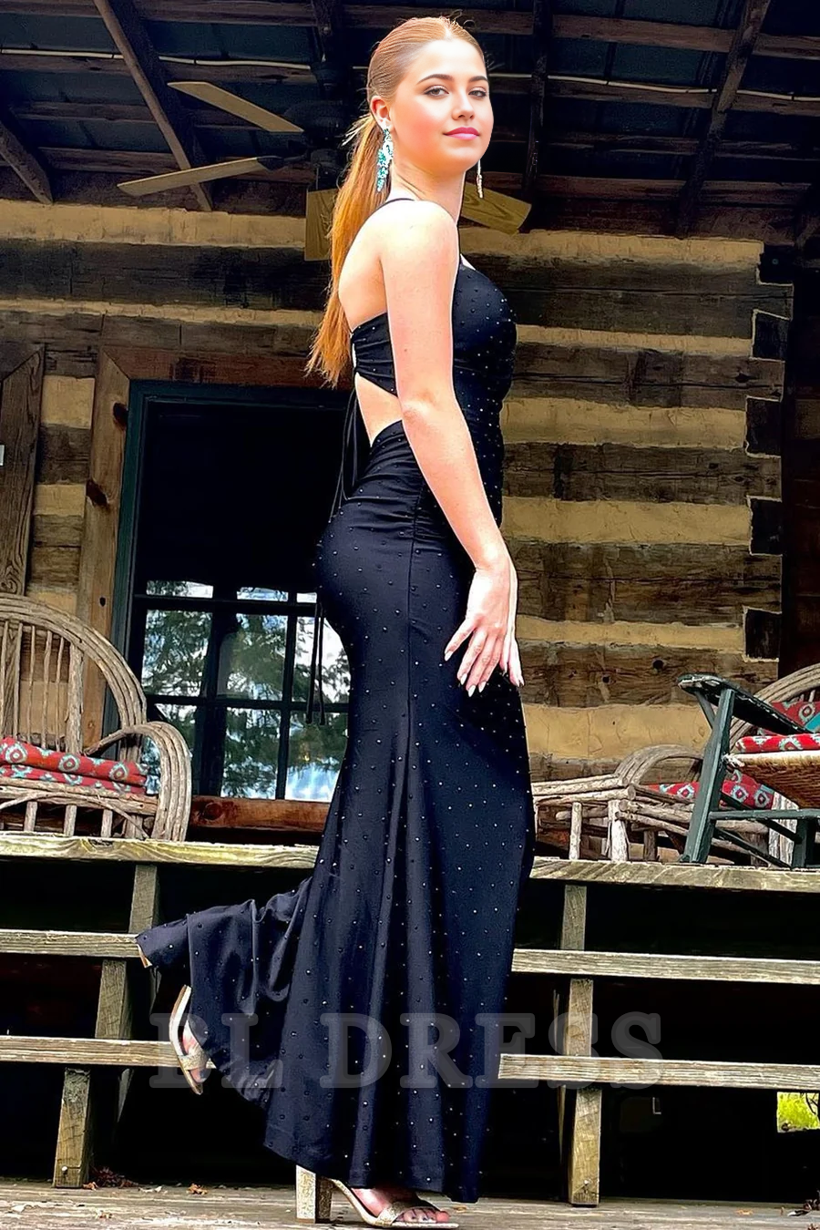 Mermaid Spaghetti Straps Lace-Up Royal Blue Long formal dresses Bridesmaid Dresses evening gown Prom Dress