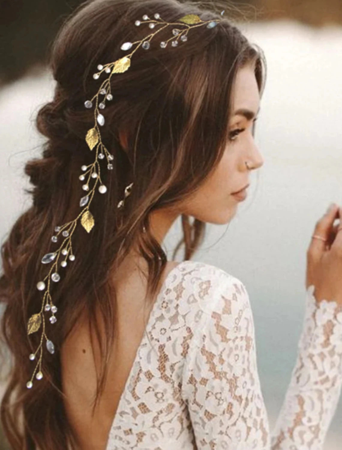 Headpiece Fall Wedding Birthday Bridal Prince With Rhinetone Headpiece Headwear