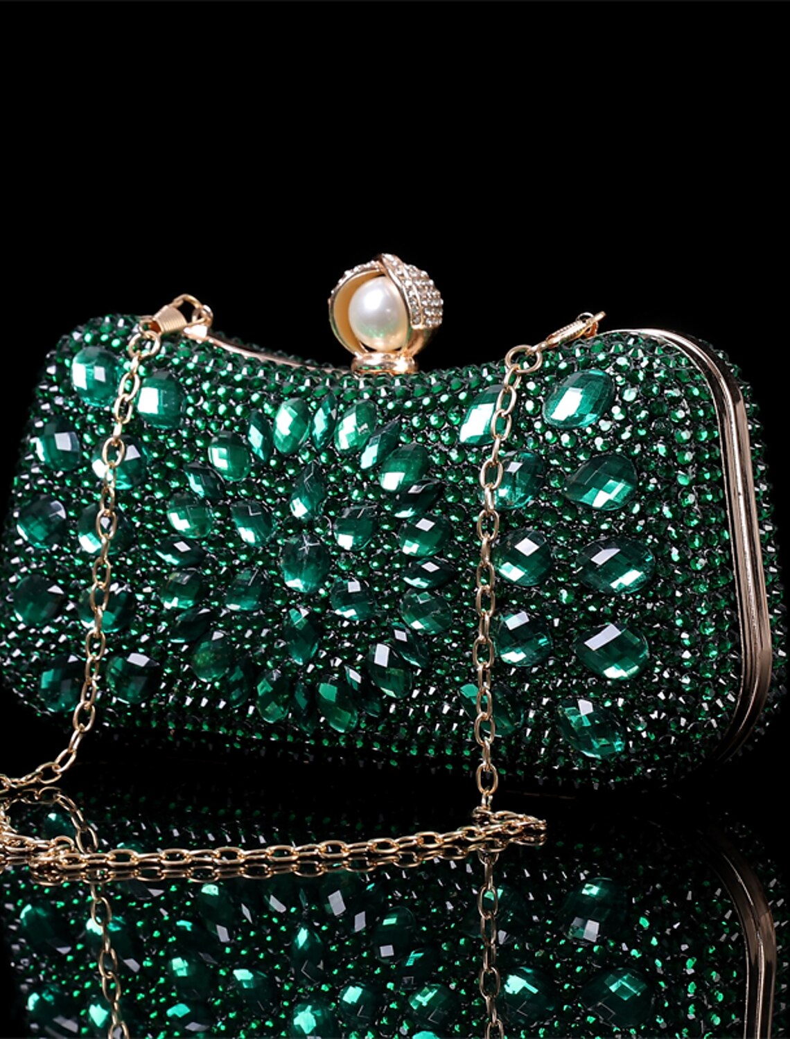 Damen Mädchen Clutch Clutch-Taschen Aleación 2-teiliges Geldbörsen-Set Party / Abend Brautparty Hochzeitsfeier Glitzer Kristalle Volltonfarbe Geometrisch Strass