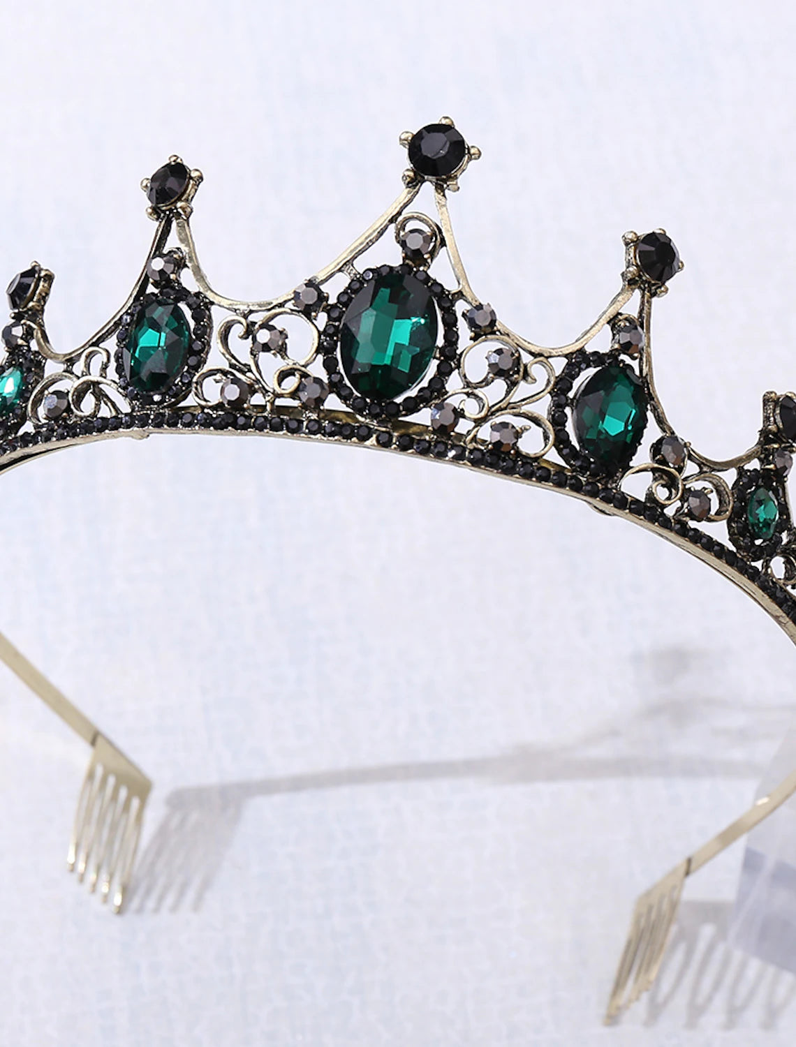 Crystal Tiara Crowns for Women Girls Elegant Princess Crown with Combs Tiaras for Women Bridal Wedding Prom Birthday Cosplay Halloween Costumes Hair Accessories for Women Girls