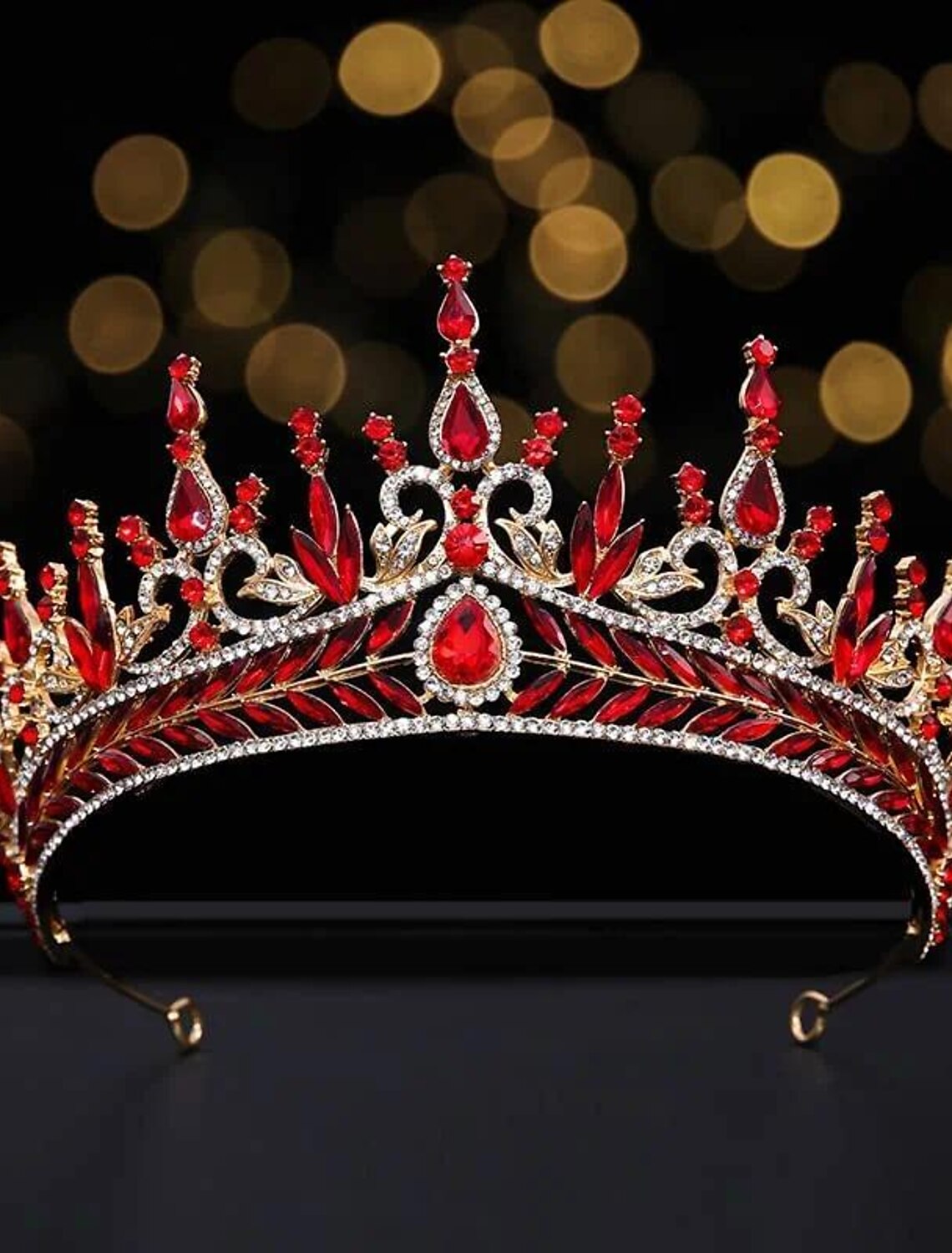 Luxury Bridal Tiaras Rhinestone Crown Bridal Diadem Wedding Hair Accessories For Women's Fashion Jewelry