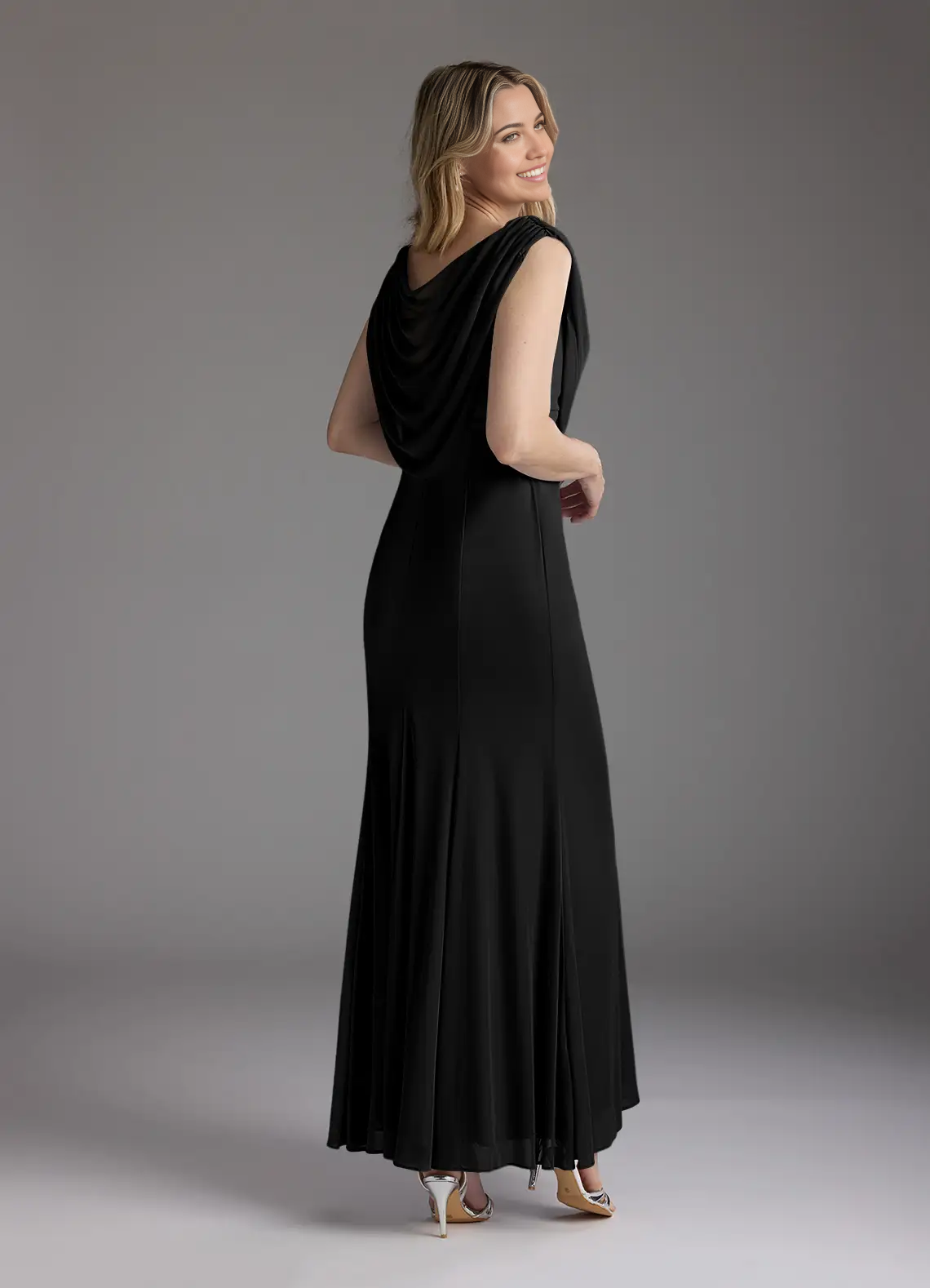 Mermaid Beaded Black formal dresses evening dress Mother of the Bride Dresses