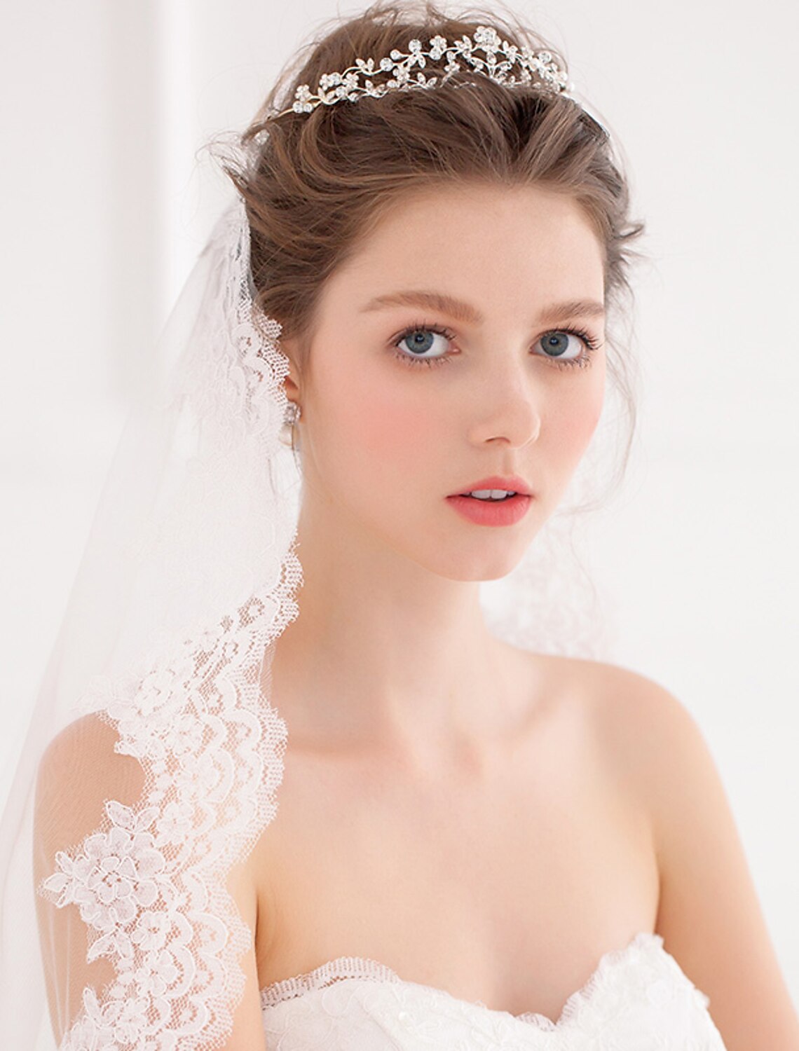 Crown Tiaras Headbands Headpiece Imitation Pearl Rhinestone Wedding Party Retro Sweet With Faux Pearl Crystal